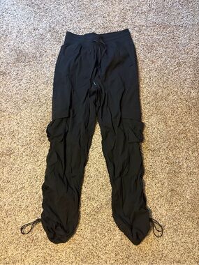 Lululemon Women’s Black Drawstring Cargo Jogger Pants